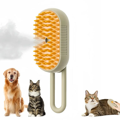Steam Pet Grooming Comb Brush