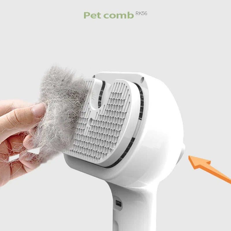 Steam Pet Grooming Comb Brush