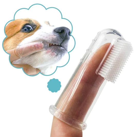 Silicone Finger Toothbrush Pet