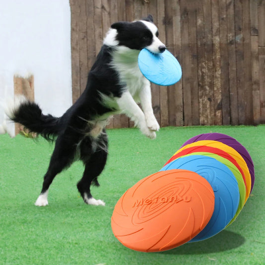Silicone Dog Flying Disc Toy