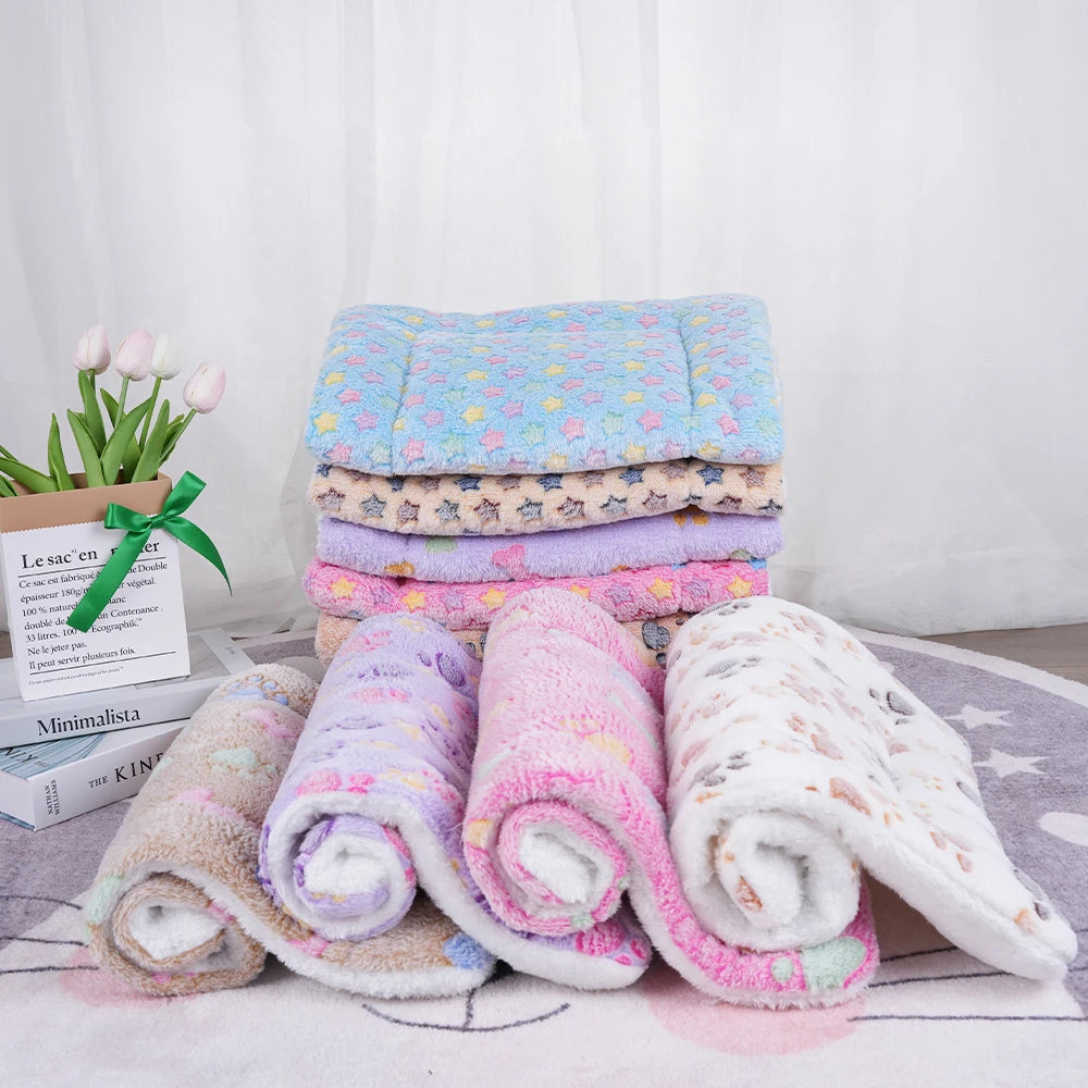 Flannel Washable Dog Bed