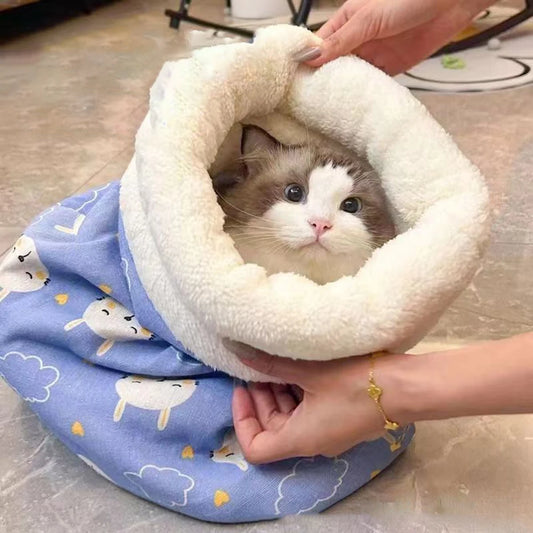 Soft Cat Sleeping Bag Bed