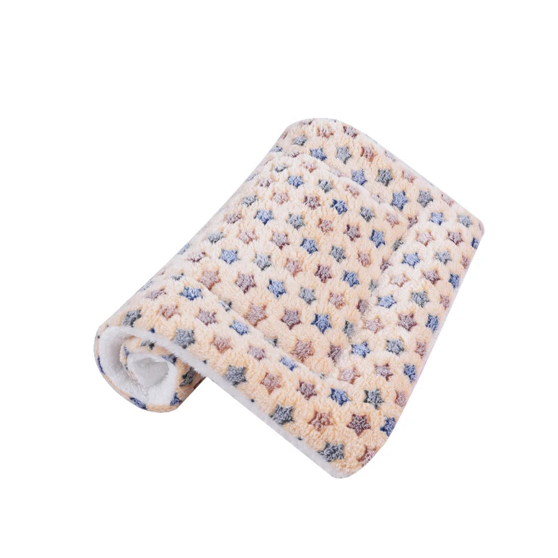 Flannel Washable Dog Bed