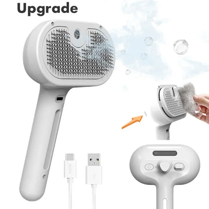 Steam Pet Grooming Comb Brush