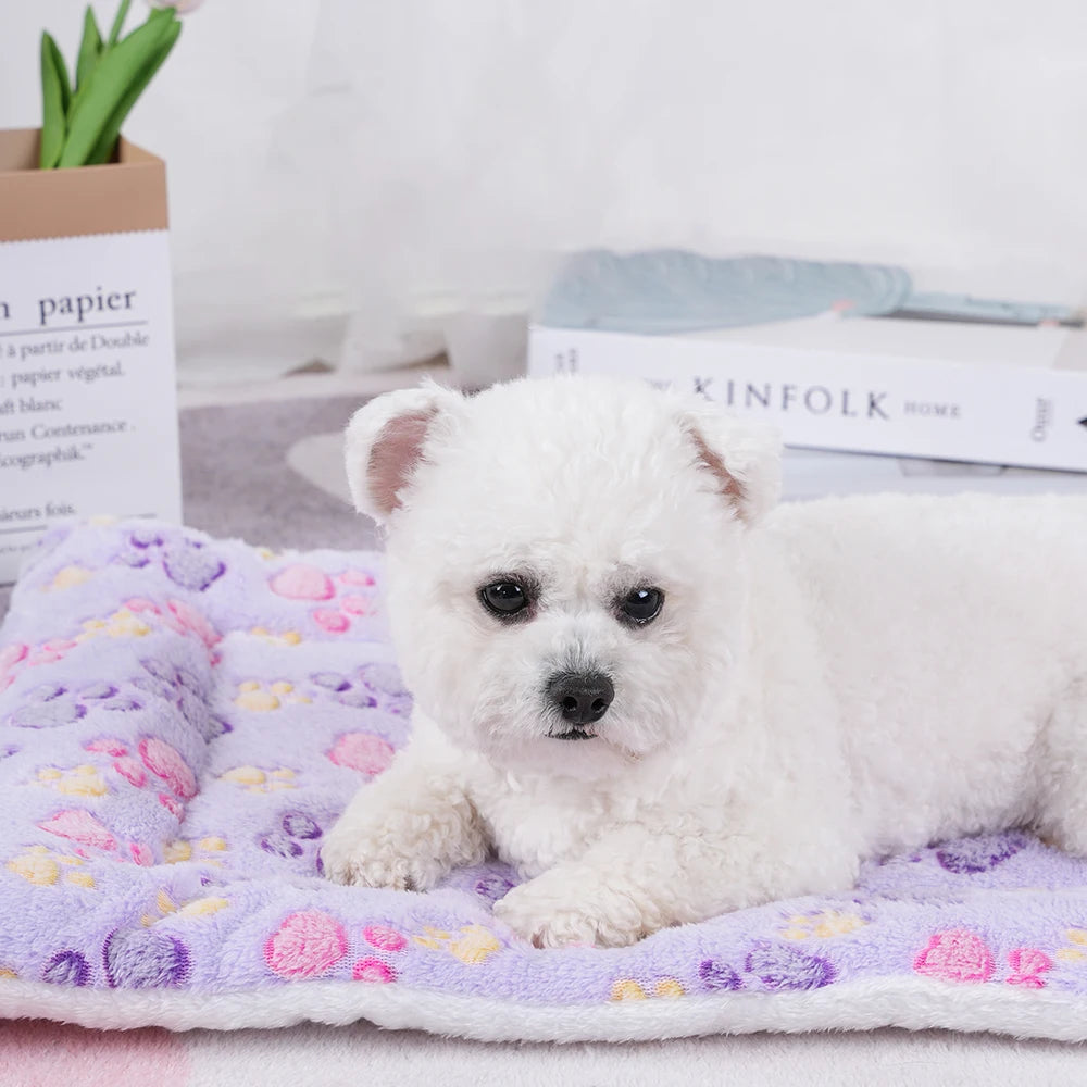 Flannel Washable Dog Bed